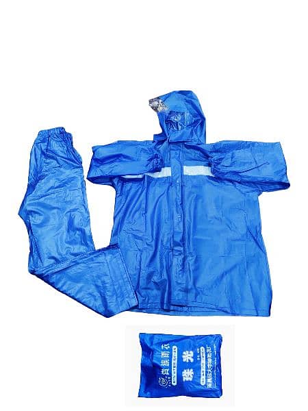 2 psc Rain suits|Rain coat+Trousers|PVC rabber staff barsattti (Free D 6