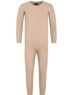 fabric; fleece
product type; Men's Thermal suit
Comfortable and soft