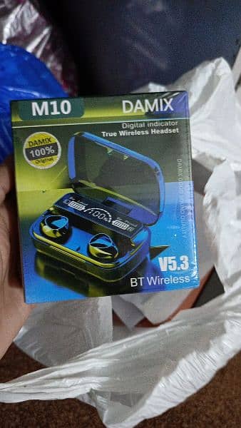 DAMIX M10 TWS Earbuds Bluetooth 5.3 
– Earphones 3500mAh Charging Box 1