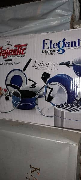 brand new marble coated nonstick set 2