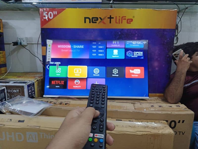 43 InCh - Samsung LED TV 4K UHD box pack call. 03004675739 1