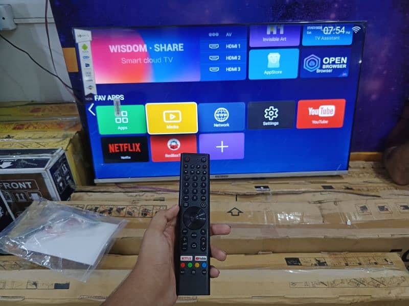 43 InCh - Samsung LED TV 4K UHD box pack call. 03004675739 5