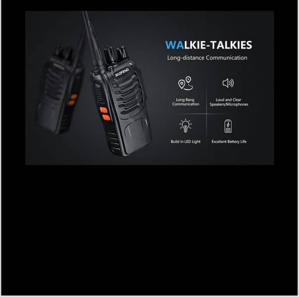 Walkie Talkie (NEW) with box and charger 0