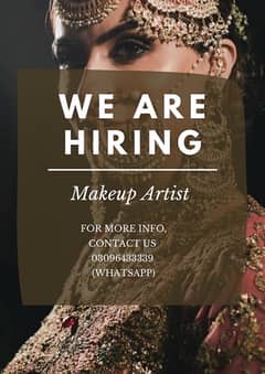 hiring Makeup Artist