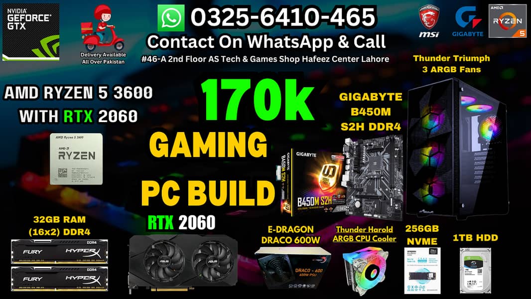 Gaming PC RGB Setup Graphic Cards Nvidia and AMD RTX,GTX,RX GPU 2