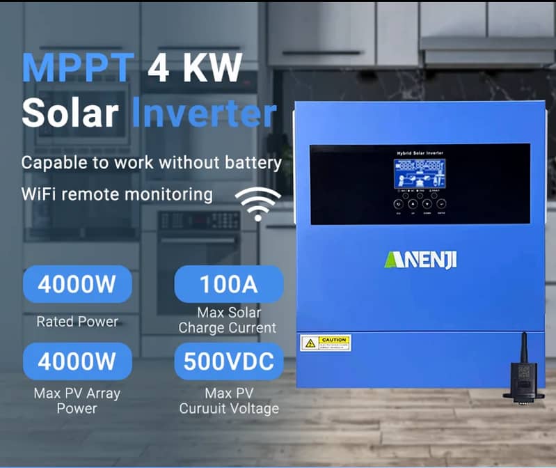 Anenji Hybrid Solar Inverter 4kw 0