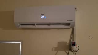 Haier Ac 1.5ton  DC inverter Heat and cooling