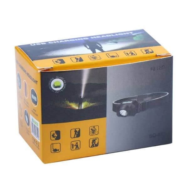 USB charging light LED headlamp 1