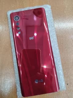 Original Parts LG Velvet Pink Red ( Back Glass , Battery, SIM Tray  )