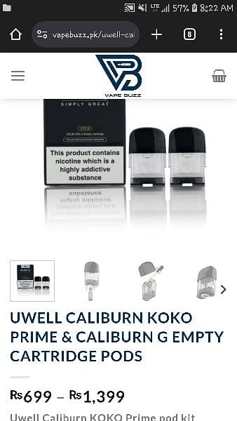 Uwell PODS CARTRIDGE & REPLACEMENT COILS 2