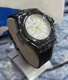 Men's Transparent Watch-black