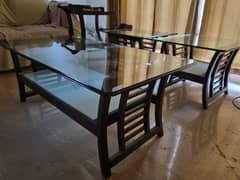 Brand Quality 3 Center Tables Modern Design Premium Glass Use 10 /10