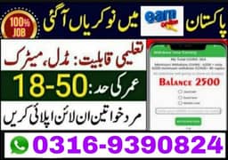 part time jobs Available, online earning. home work