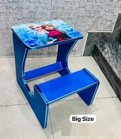 2 in 1 kids wooden study and daining table chair
