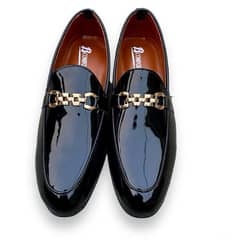 Men's patent leather formal shoes