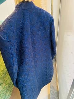 Navy Blue Sherwani