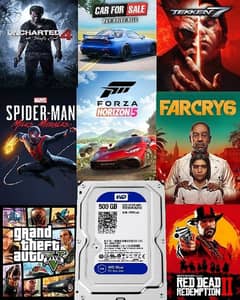 i will provide you 500 Gb of hdd full of games of list below