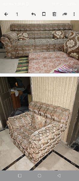 wooden based poshish sofa 4