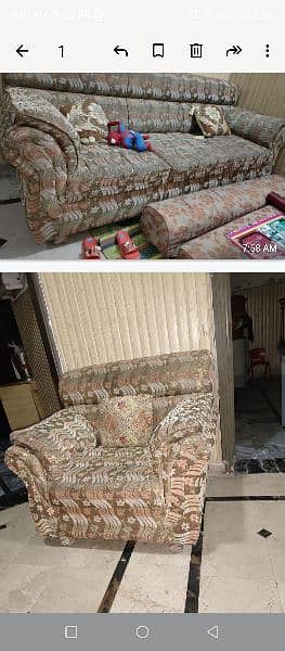 wooden based poshish sofa 5