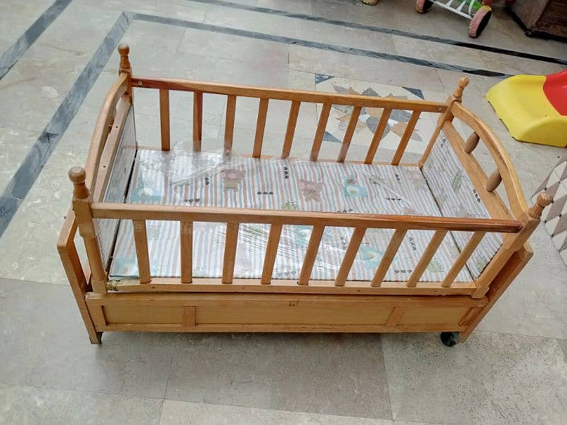 baby bed+mattress with coat jhola 2in 1 5