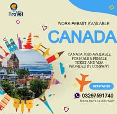 Jobs In Canada/Work visa/jobs Available /Male & female staff required