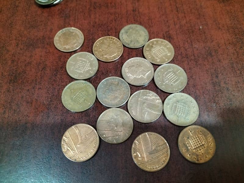 Antique Coins and others pounds Dollar 10