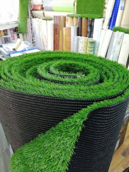 grass carpet , astro turf , pvc vinyle tile , False ceiling, blinds, 7