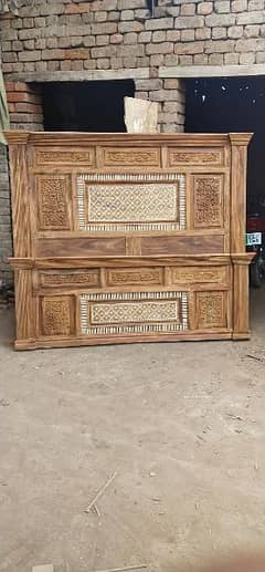 chinioti bed set pure wooden