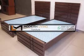 Modern 2 Single beds best quality in your choice colours