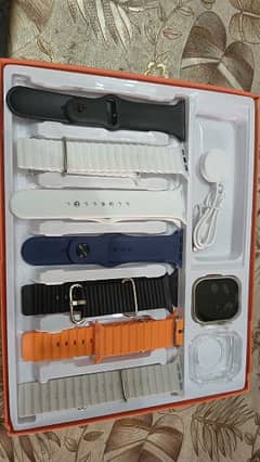 smart watch with 7 straps S100