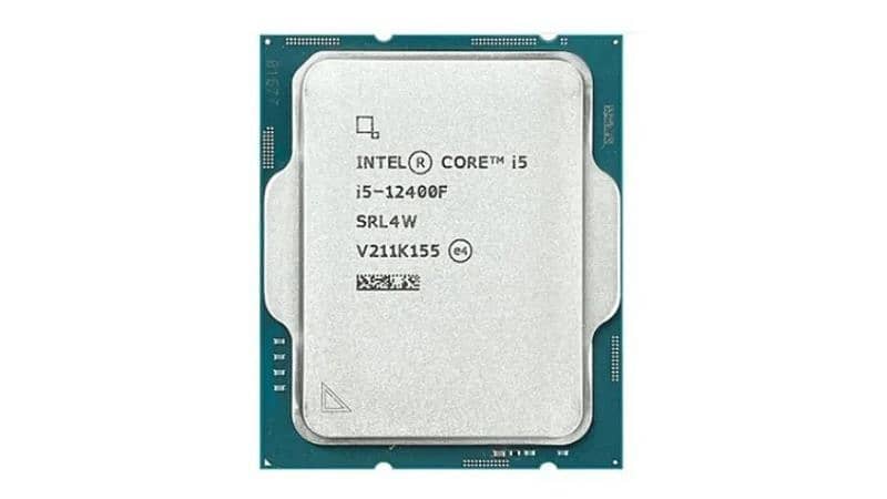 Intel i5 12400 F with box and cooler 1