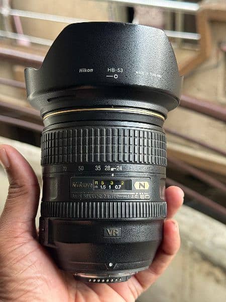 Nikon d750 body with lenz 24-120 f4 for sale 8