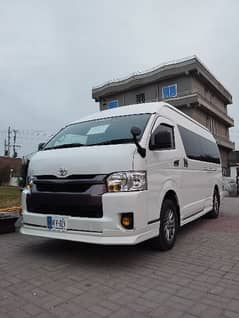 Grand Cabin available for rent. Hiace available on rent. Hiroof on rent