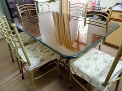 Dining Table | Dining table with chairs | Dining table glass top 0