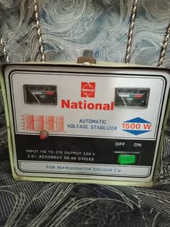 National Automatic Voltage Stabilizer 1500W