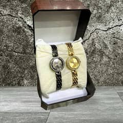 Ladies fancy stainless steel watch