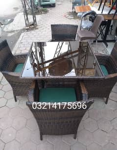 OUTDOOR GARDEN RATTAN UPVC FURNITURE SOFA SET CHAIRS TABLE UMBRELLA