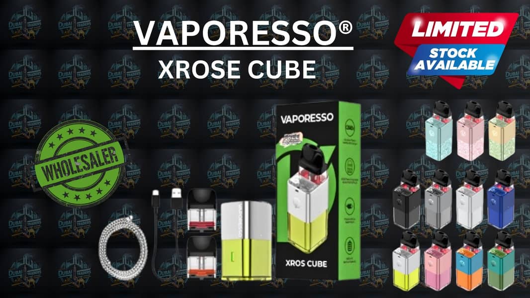 Vaporesso XRose Cube Vapes/Pods/Flavour/Puffs/Smoke/Tokyo/ 0