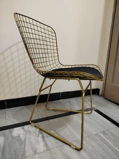 Golden imported  chair solid iron.