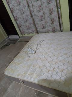 bed with mattress