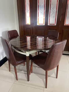 4 CHAIR DINING SET