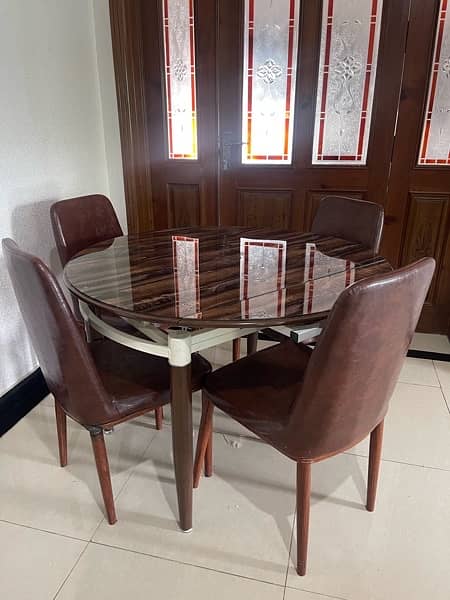 4 CHAIR DINING SET 0