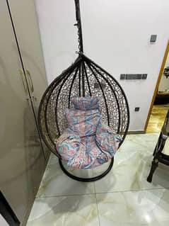 antique swinging chair