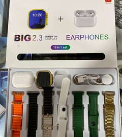 Ultra Max suit Smart Watch 10 in 1 box