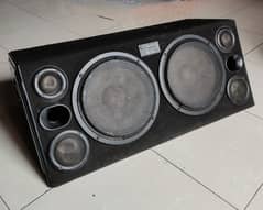 ORIGINAL - Kenwood KSC-7702 300 Watt Bass-Reflex Speaker & Amplifier