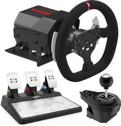 pxn v10 new steering wheel  for pc ps4 and switch