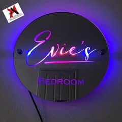 Acrylic Wall Decoration Name