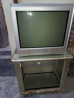 Sony TV With Trolly In Original Condition