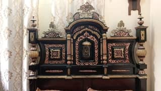 king Size Bed | Chinioti Wooden Bed | Haveli Style Bed | Double Bed