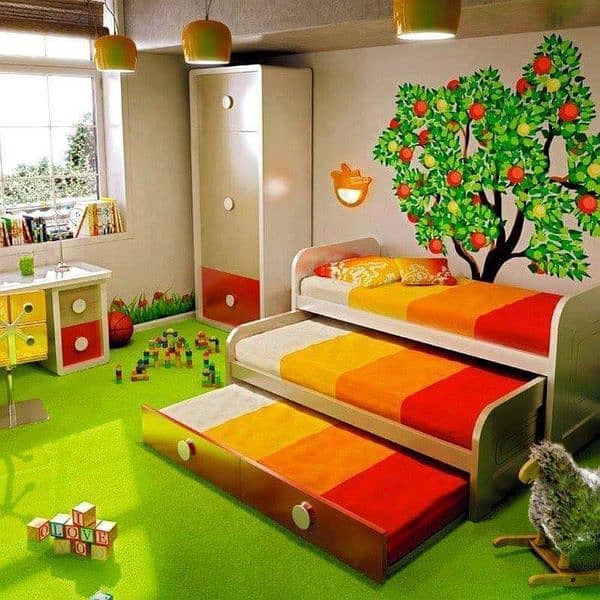 kids Bed | Bunk bed | Baby bed | 7years money Back guarantee |Baby set 10